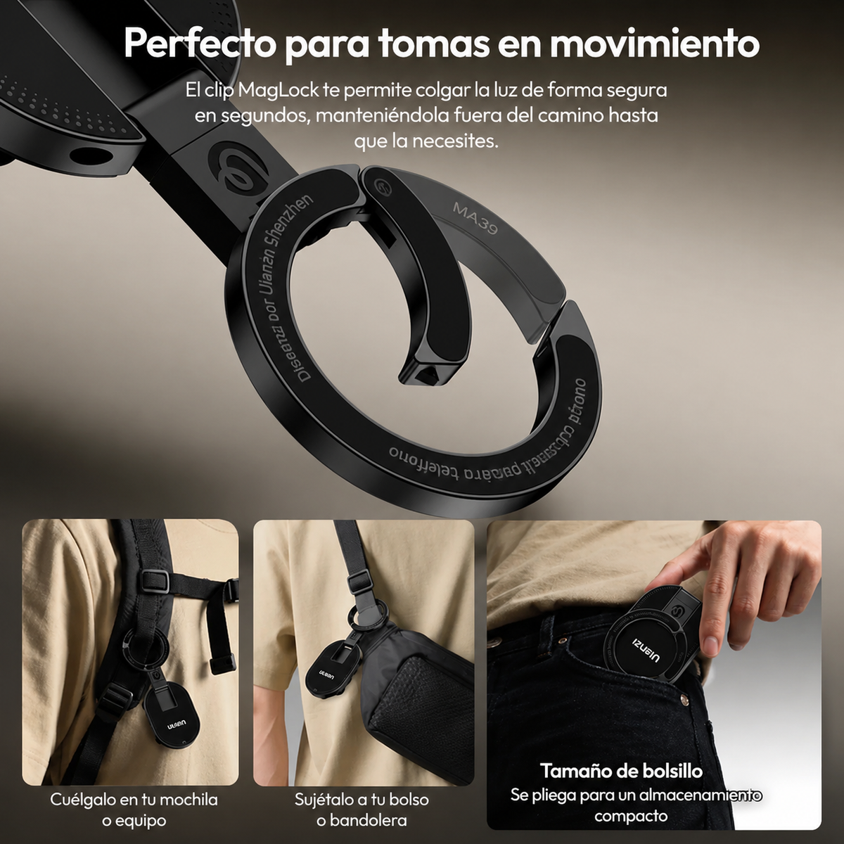 MagHold™ 360 — Soporte Magnético de Ventosa