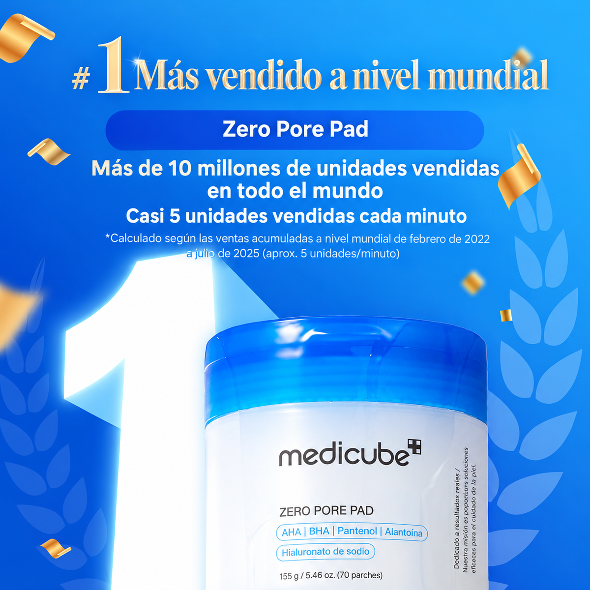 Medicube Zero Pore Pad – Almohadillas Exfoliantes para Minimizar Poros